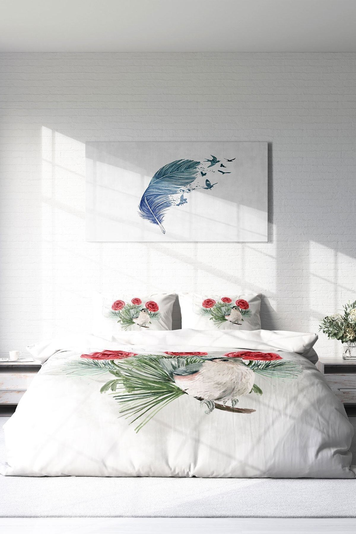 Big Birdy 3d Çift Kişilik Nevresim Takımı