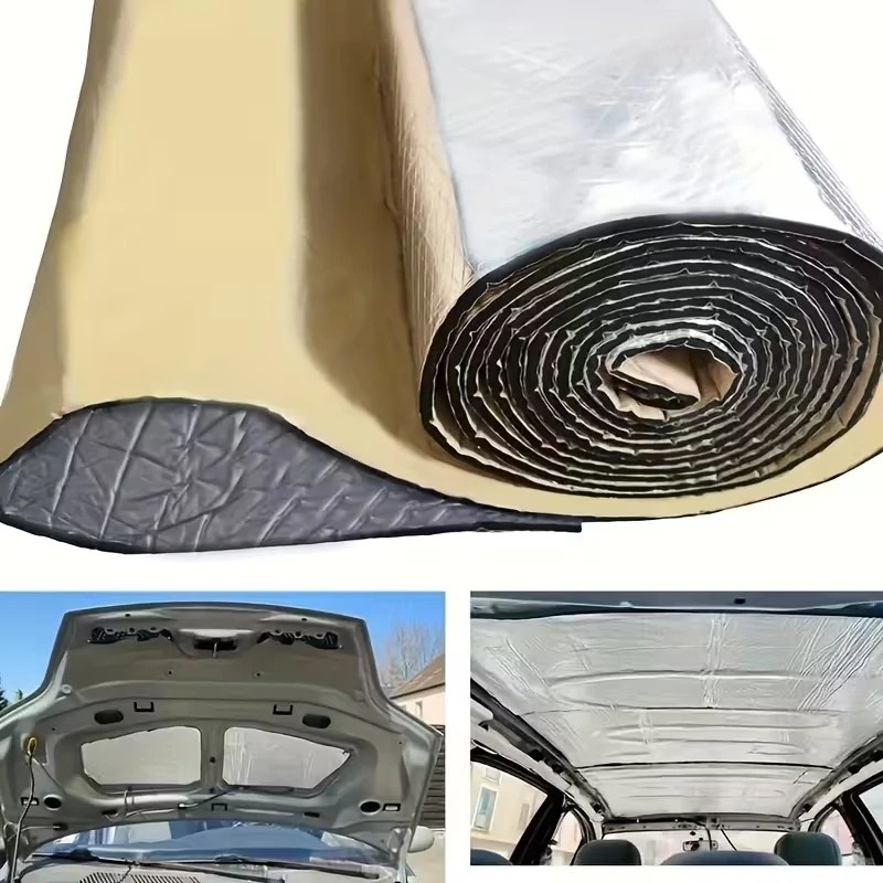 Alüminyum Folyolu Kendinden Yapışkanlı 6mm 100X100 Oto Ses ve Isı Yalıtım Malzemesi