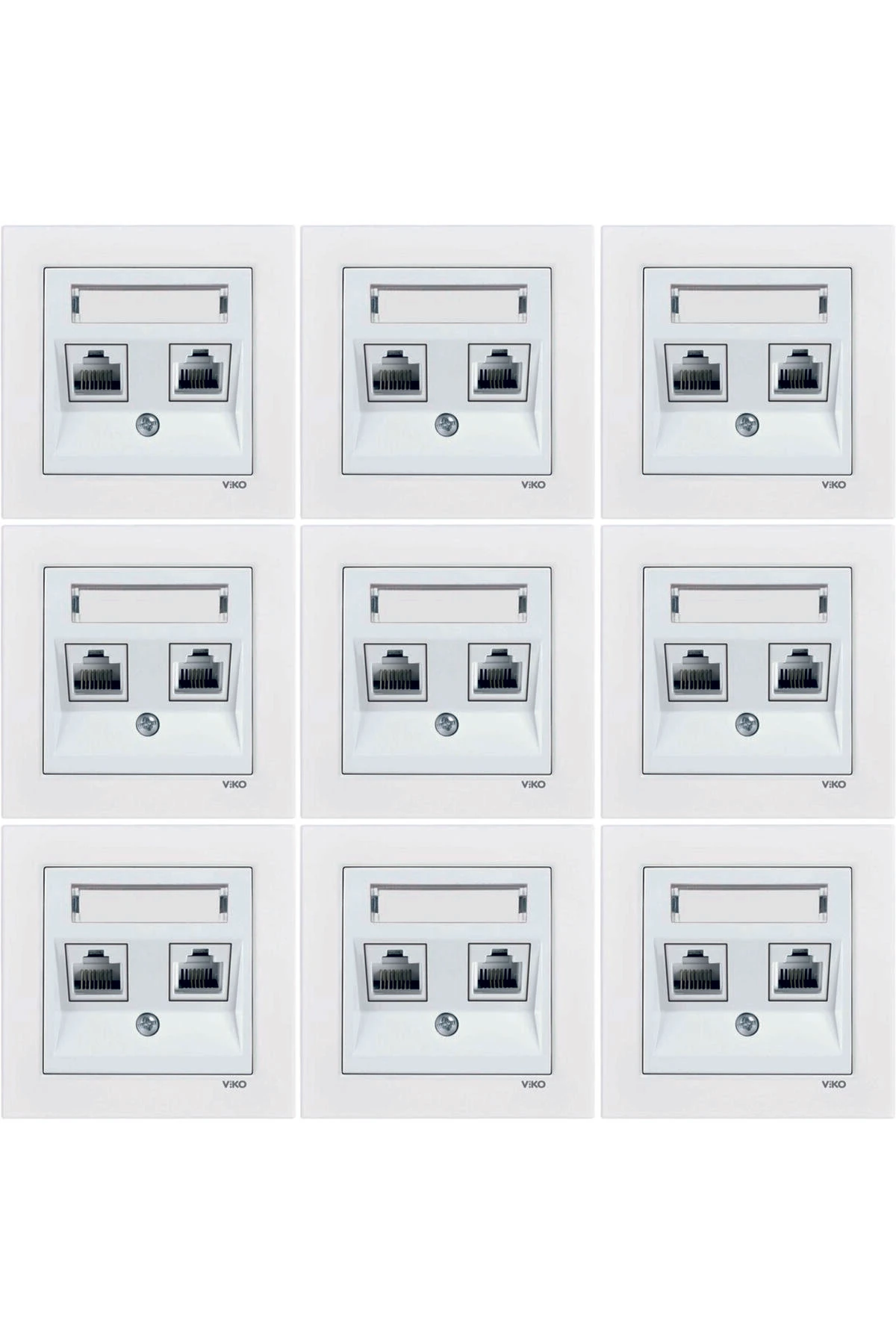 KARRE BEYAZ NÜMERİS TELEFON PRİZİ