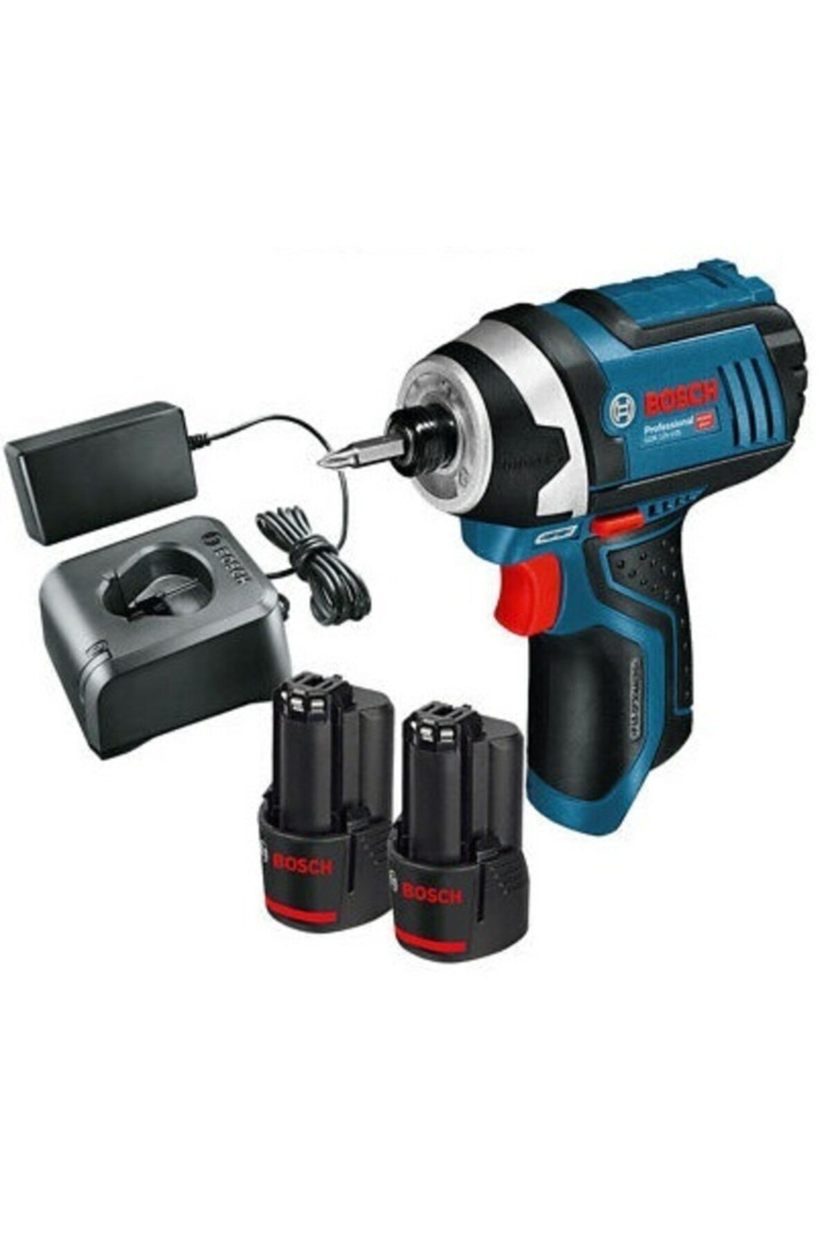 BOSCH Professional Gdr 12v-105 Akülü 12 Volt 2 Ah Çift Akülü Darbeli Somun Sıkma - Çantalı