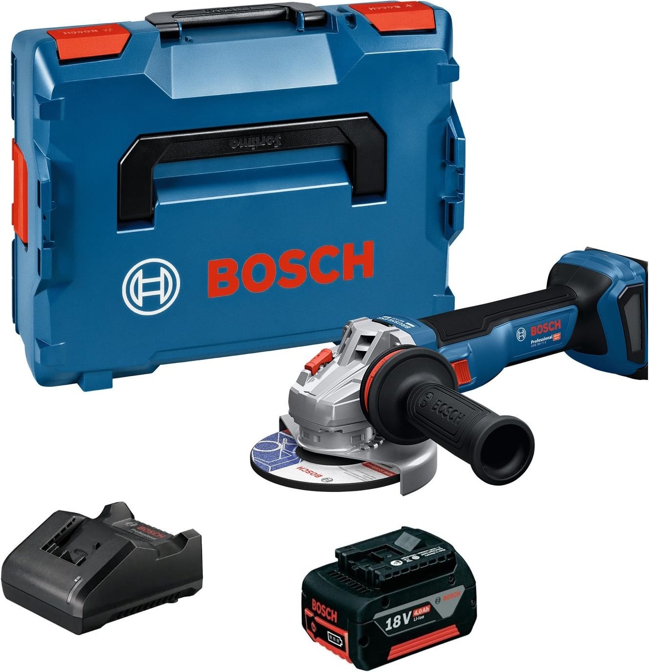 BOSCH Gws 18V-11 S 1X4.0AH Tek Akülü Taşlama