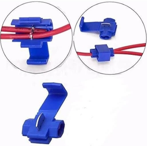 Hızlı Kablo Ekleme Parçası 20 Adet (0.5-6 mm Kablo Için) Mavi (1.5-2.5 Mm2)
