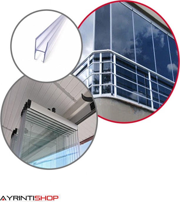 Ayrıntıshop Cam Balkon Fitil Conta Buyuk H 8mm 1 Adet