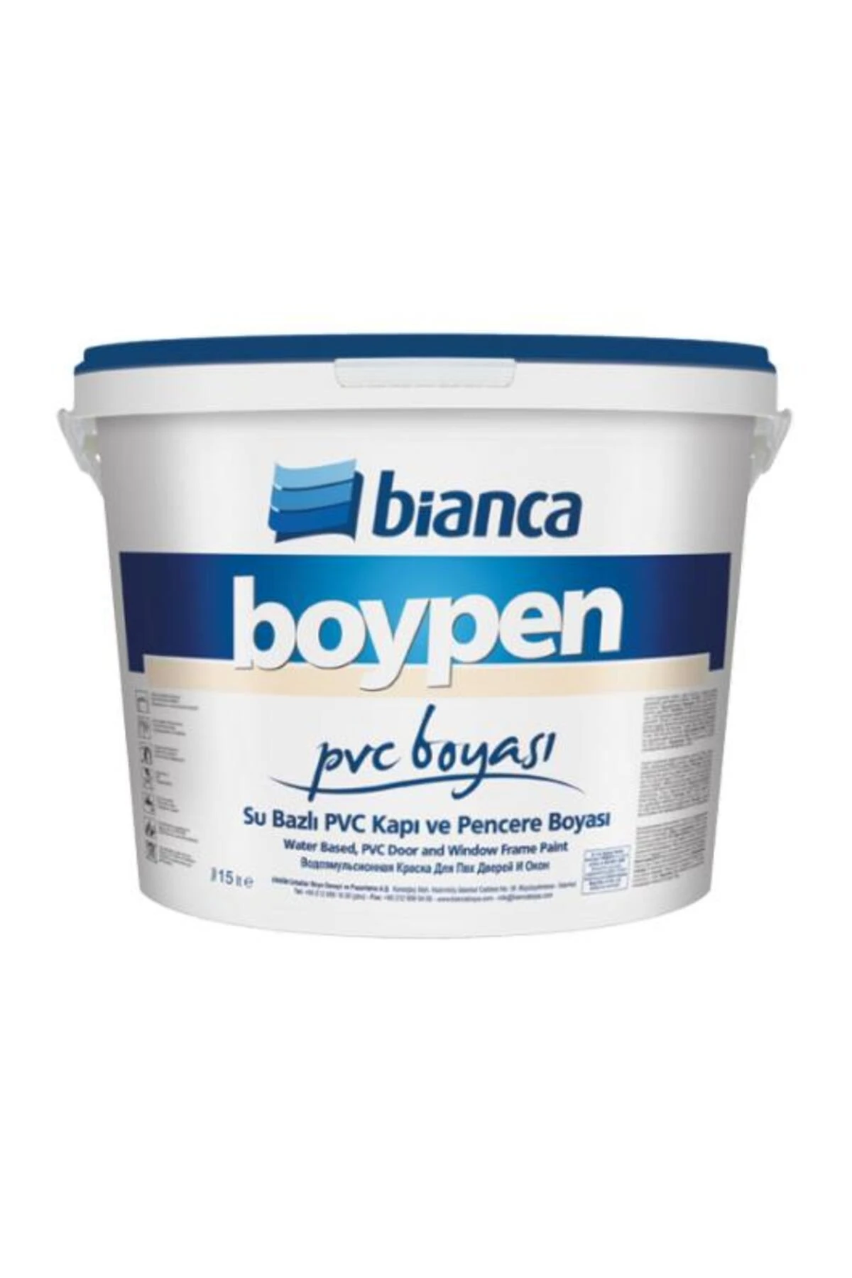 Boypen Pvc Boyası Beyaz 0,75 Lt