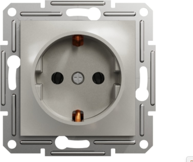 Asfora Bronz Toprakli Priz