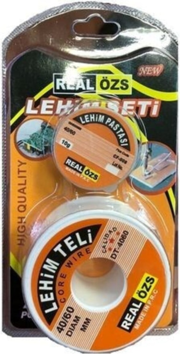 Lehim Seti Lehim Teli ve Pastası Seti 40X60MM 10 gr 2 Li Set