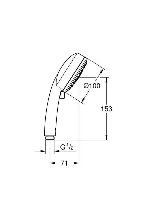 New Tempesta Cosmopolitan 100 El Duşu 3 Akışlı 27574002