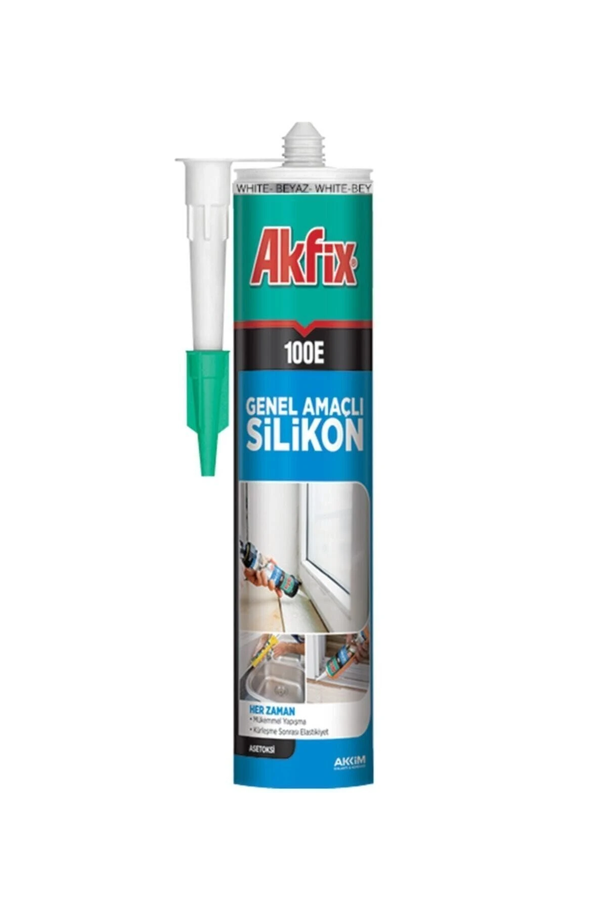 Ata Ticaret Akfıx 100e Silikon 280 ml Beyaz
