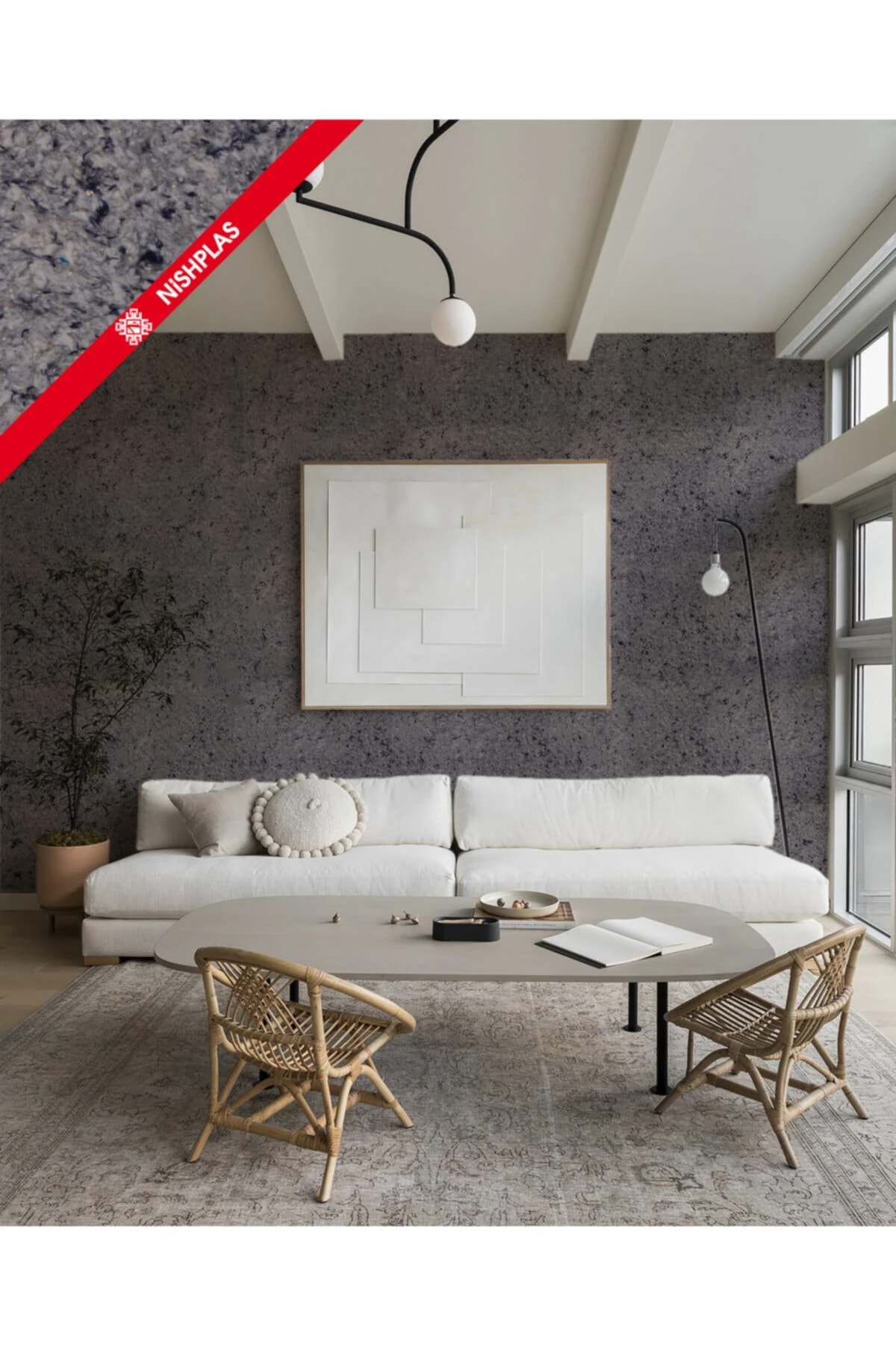 Enerjik Isı Ve Ses Yalıtımlı Ipek Sıva Extreme Serisi - Ext 001 Gri