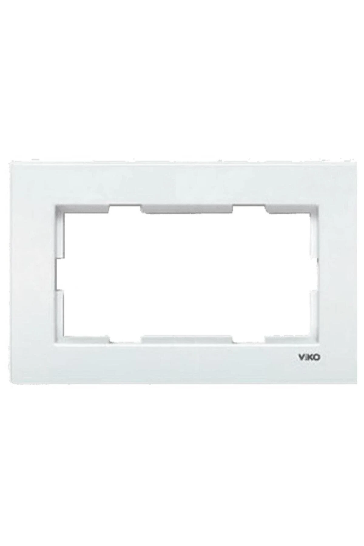 Karre Serisi Sıva Altı Ikili Priz Çerçeve (BEYAZ)