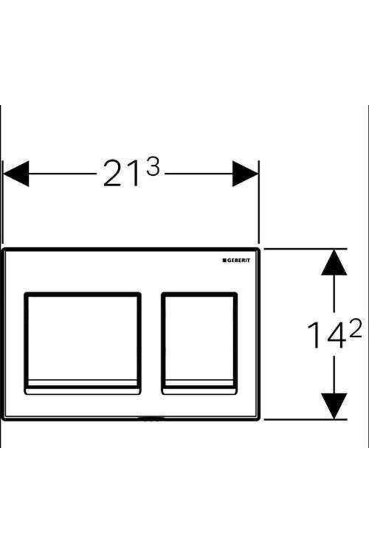 3'lü Gömme Rezervuar Seti 8 Cm - Parlak Krom
