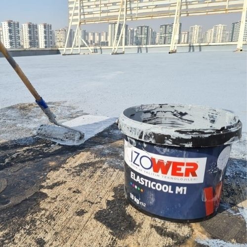 Izower M1 Güçlü Elastomerik Su Yalıtım Kaplaması- Kiremit Rengi - 3,5 kg