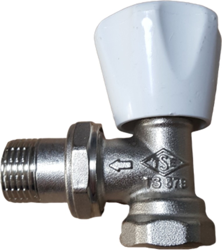 Köşe Radyatör Vanası Ağır Tip 1/2"