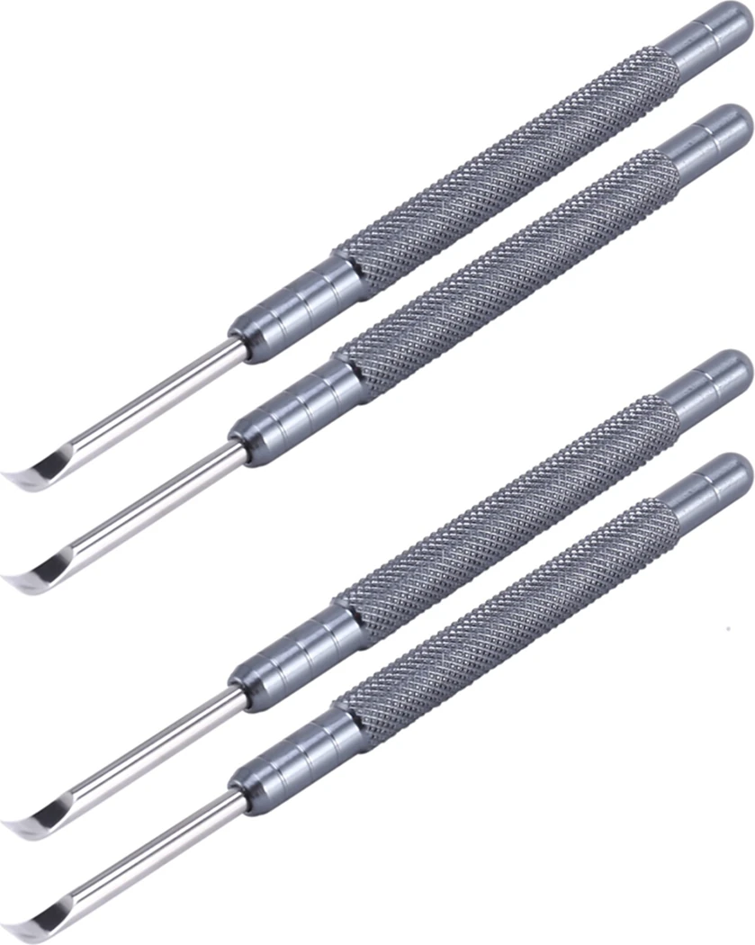 4 Paket Metal Saatçi Onarım Aracı Düz Bıçaklı El Sökücü Alet Kolları (Yurt Dışından)