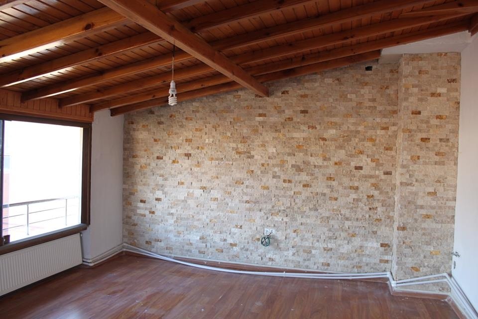 5X10Cm Mix Doğal Taş Traverten Patlatma Mozaik Duvar Kaplaması