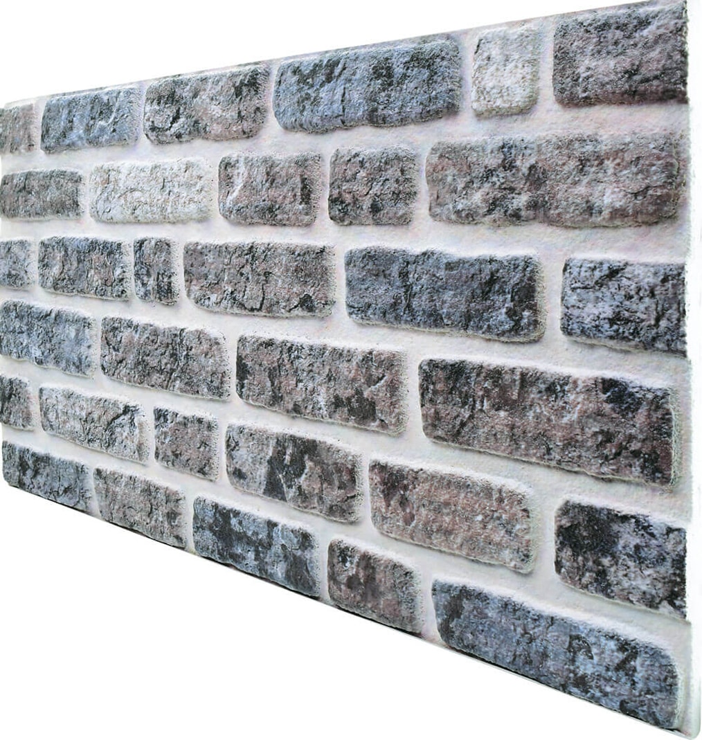 5 Adet (2,5m2) Tuğla Desenli 3 Boyutlu Renkli Strafor Köpük Duvar Kaplama Paneli (BR-544)