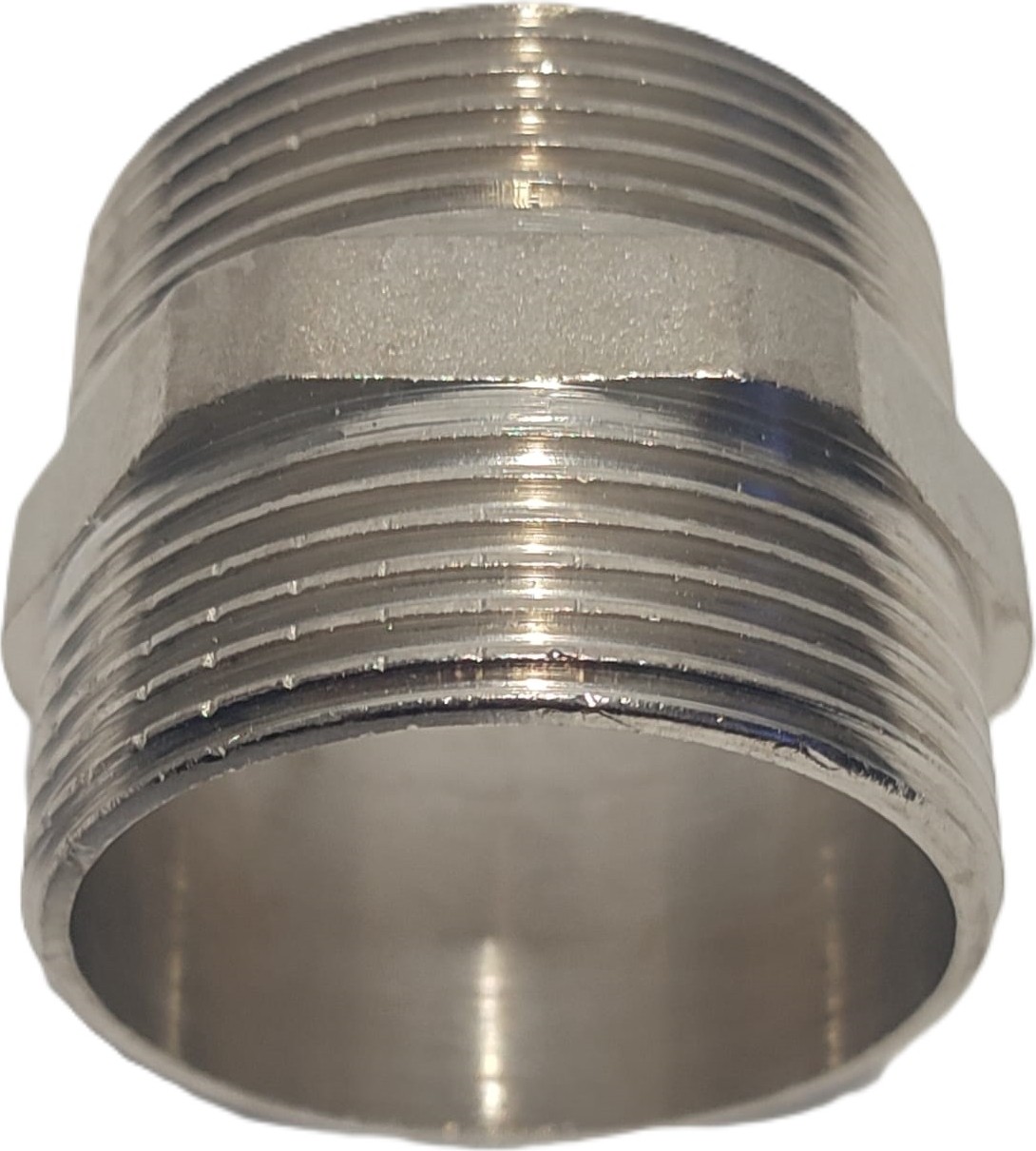 11/2" Sarı / Krom Dişli Nipel DN40 - Chrome Nipple