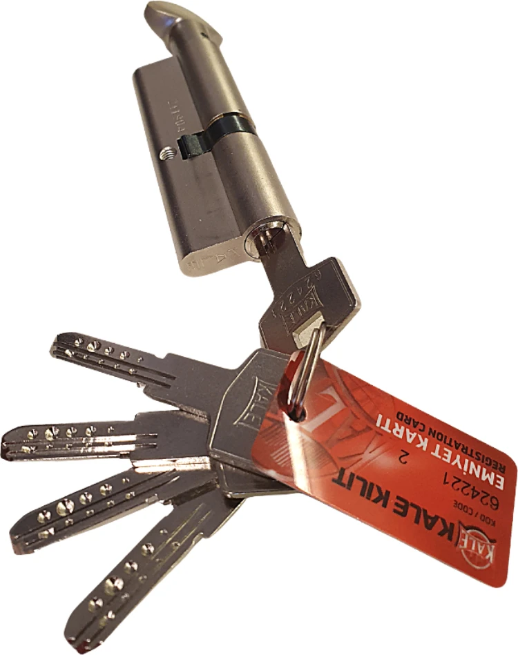 Kale 164BME Bilyalı Mandallı Silindir-Çelik Pimli-Nikel ( 68MM-26+10+32 )