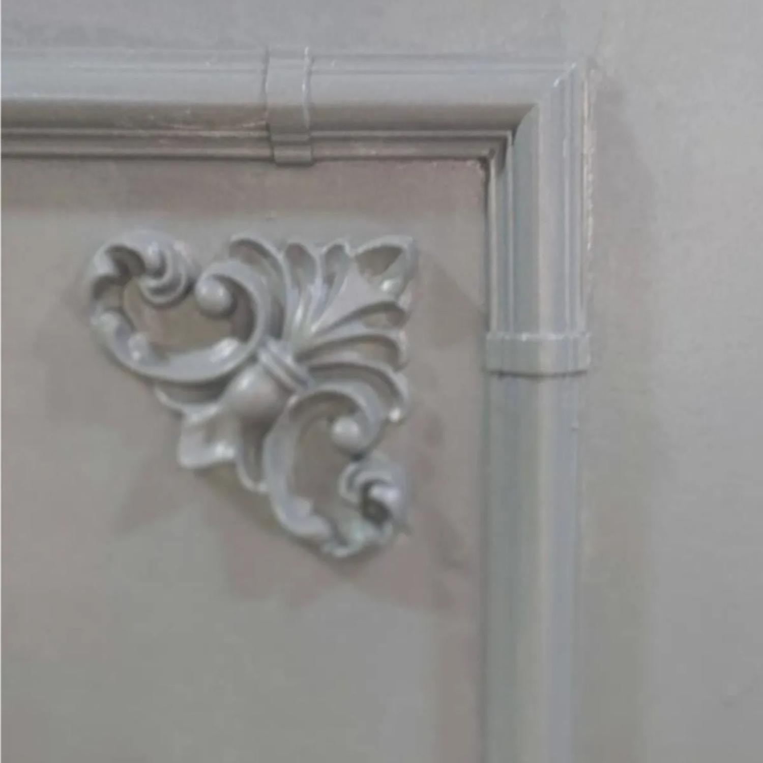 Boyanabilir Duvar Çıtası L Köşe Motif 4 Adet 2,5 cm GBM - B105 - 4