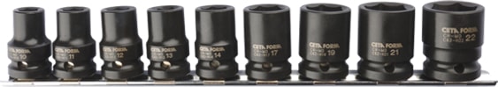 C62-RH09 9 Parça 1/2 6 Köşe Havalı Lokma Anahtar Takımı