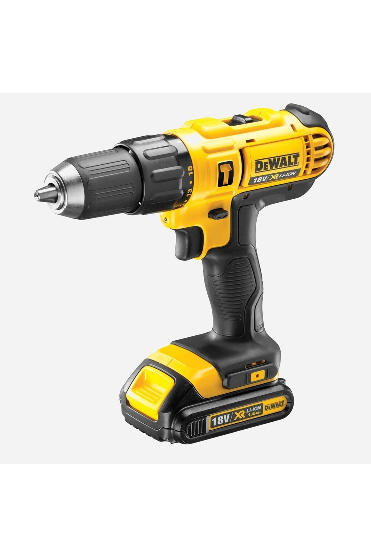 DEWALT DCD776S2-TR 18V 1.5 Ah Li-ion Şarjlı Darbeli Matkap Çift Akülü Vidalama