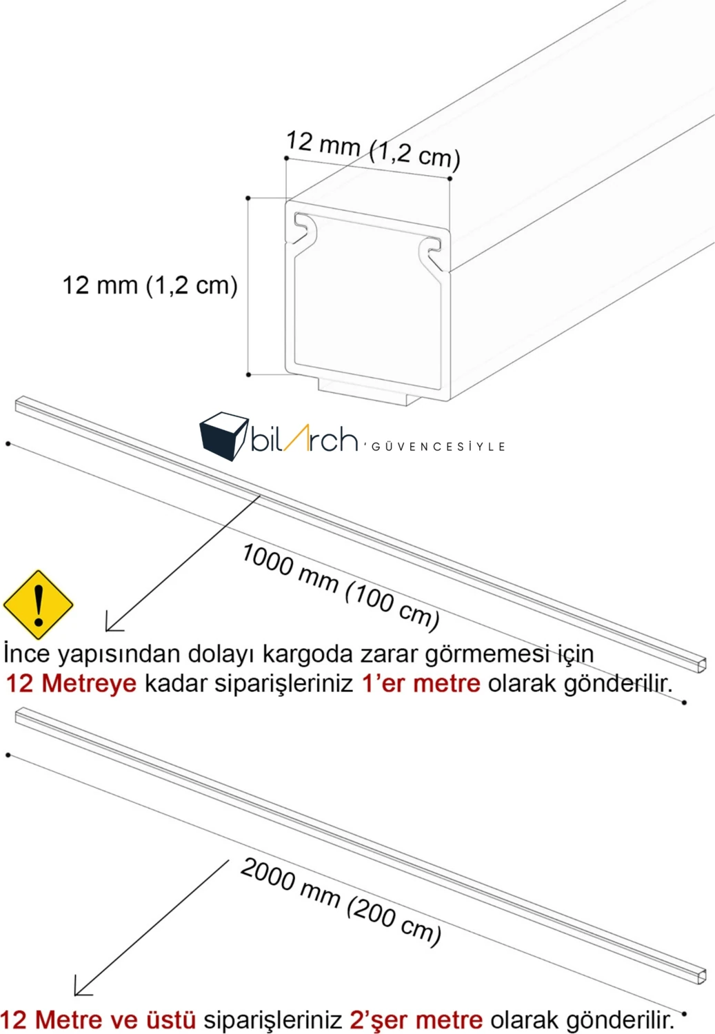 Kablo Kanalı Kaliteli Sağlam Ambalaj 1 Metre (Tüm Boyutlar) Yapışkanlı