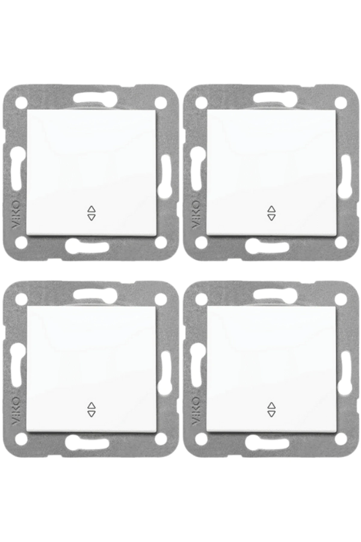 Viko Karre Vavien Beyaz (Çerçeve Dahil) 90967004 (4 Adet)