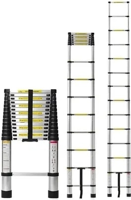 Teleskopik Alüminyum Merdiven 2.6 mt 9 Basamaklı