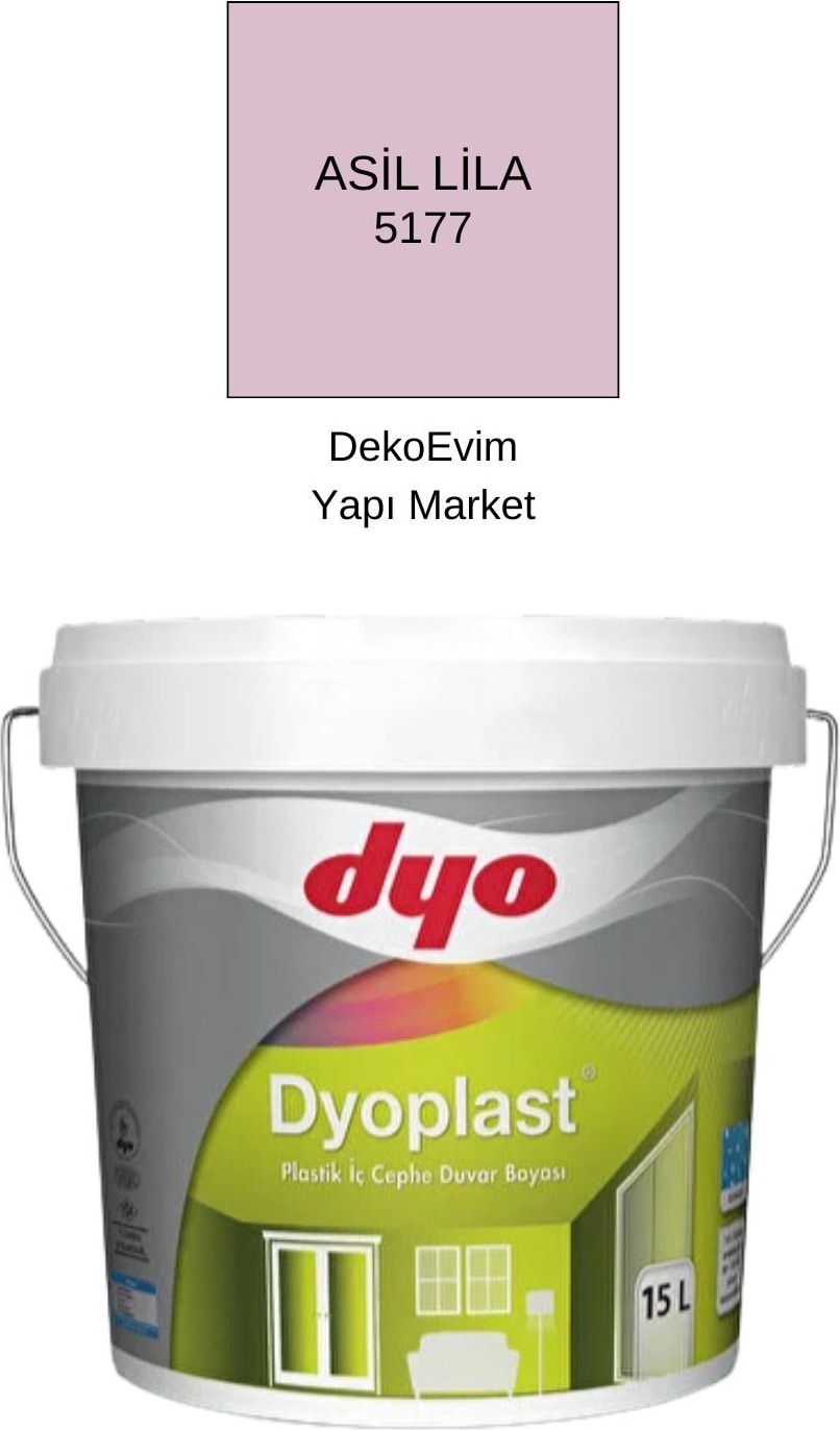 plast Plastik Iç Cephe Duvar B. Asil Lila 15 Lt.