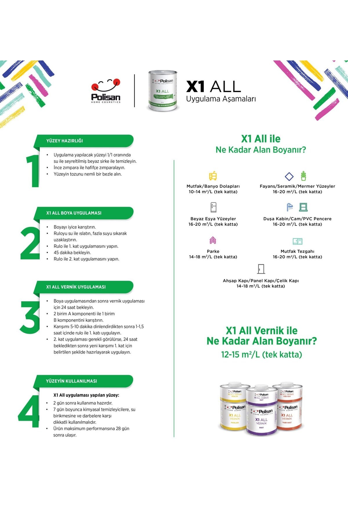 X1 All Beyaz - 0,75 L