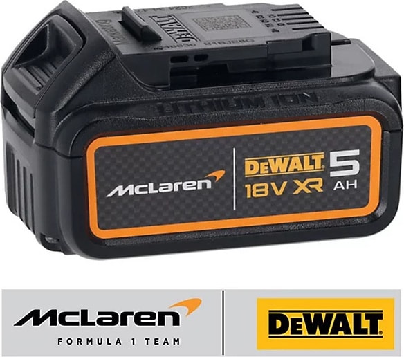 DEWALT Mclaren Serisi DCB184 XR 18V 5A Li-Ion +%50 Powershock Power Yedek Batarya