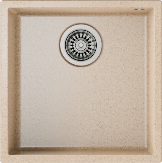 SQUARE 40.40 TG AVENA BEIGE Tezgahaltı Granit Eviye Bej 40 cm 115230027