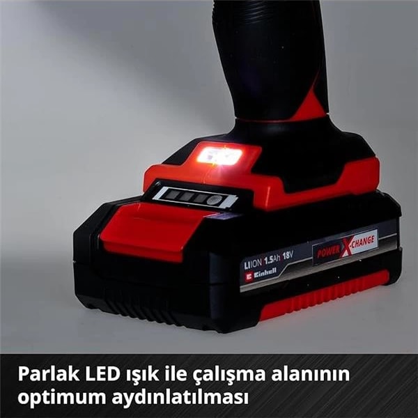 Te-Cd 18/35 Li (1x1,5 Ah), Akülü Vidalama