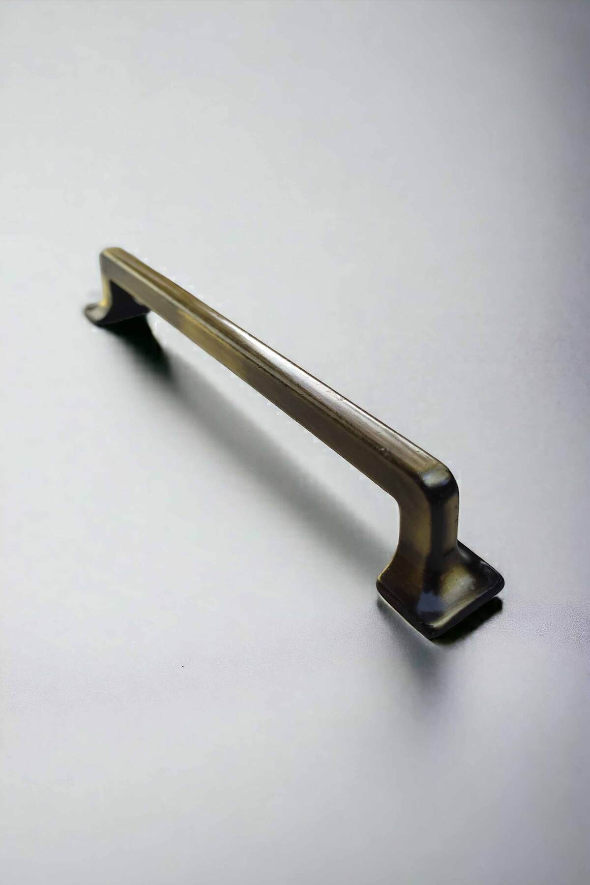 160 mm Canik Serisi Antik Sarı Dolap ve Çekmece Kulpu, Metal Eskitme Dolap ve Çekmece Kulpları
