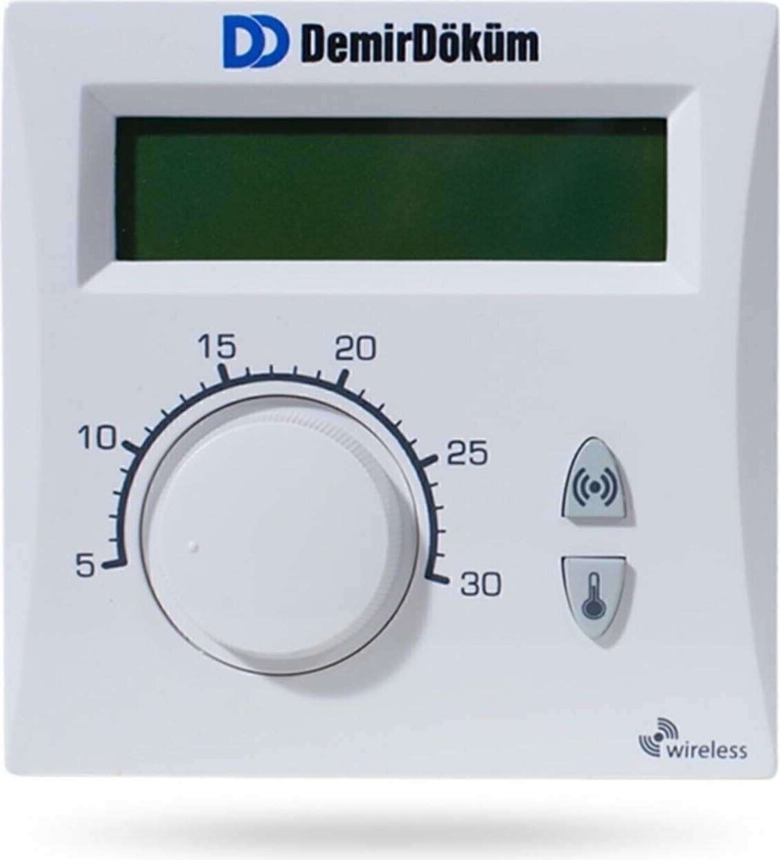 Kablosuz Oda Termostatı - Beyaz Dijital LCD Ekran, RF 6001 ve Atron, Nitromix, Nitron, Nepto, Adonis, Atromix ile Uyumlu