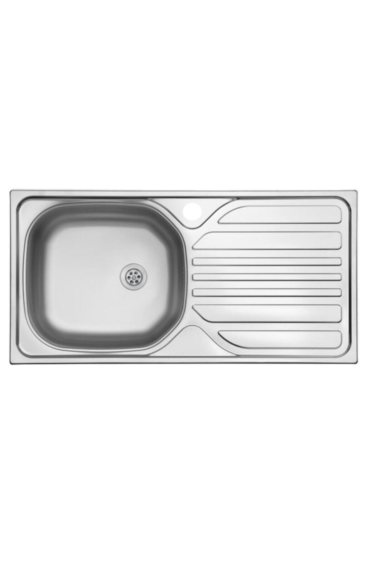 Barton Sağ Damlalıklı Taşmasız Paslanmaz Çelik Mutfak Evyesi