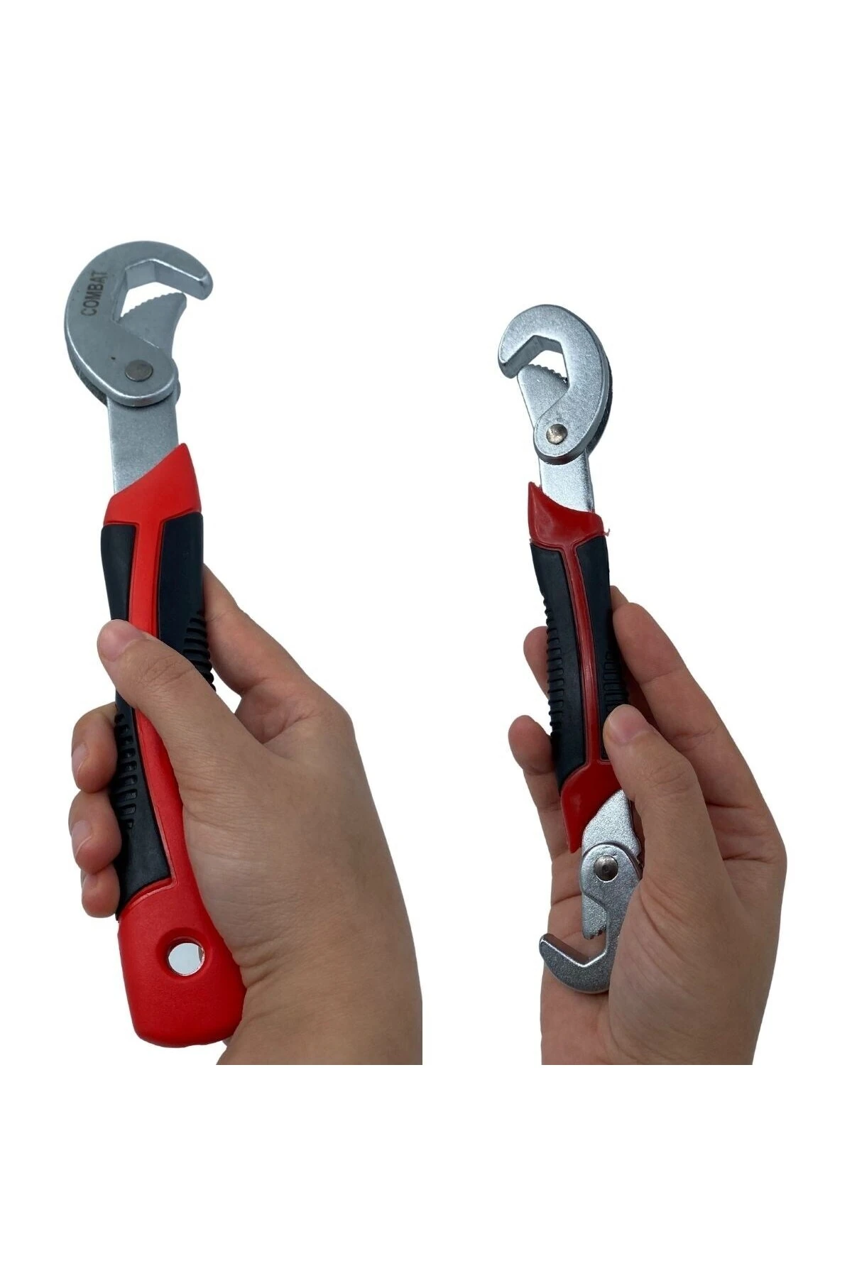 Çok Fonksiyonlu Ergonomik Ayarlanabilir Büyük Küçük Akıllı Pense Anahtar 2li Set (5273)