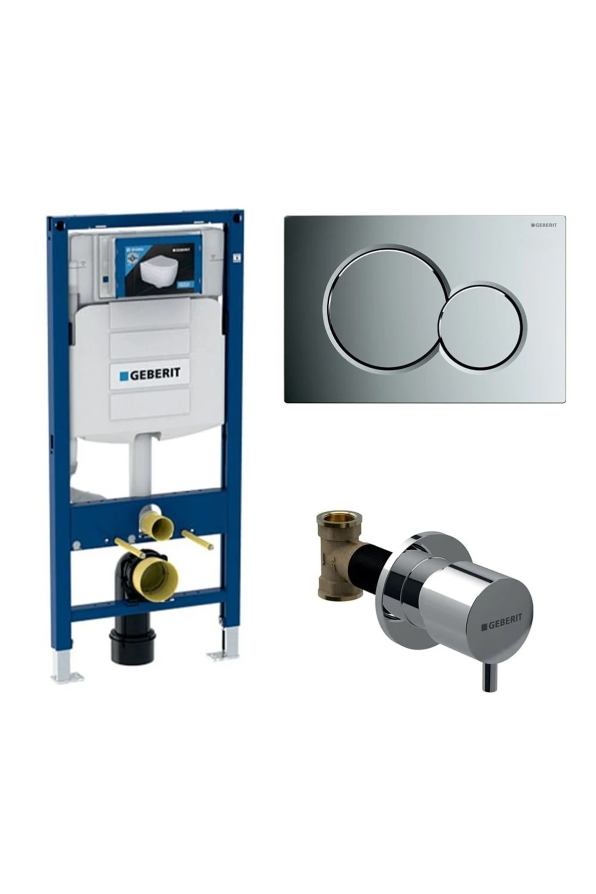 Sigma 12 Cm Duofix Duvar Içi Gömme Rezervuar Seti