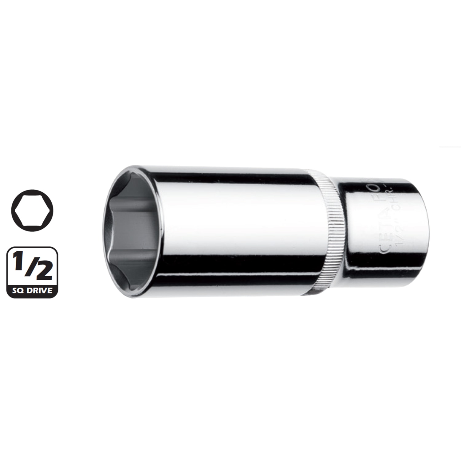 C24-H13 13 Mm 1/2” 6 Köşe Derin Lokma Anahtar