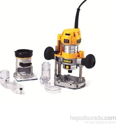 DEWALT 900W El Frezesi 2 Adet Hassas Ayarl Paralel Kesme Kılavuzu D26204K-QS