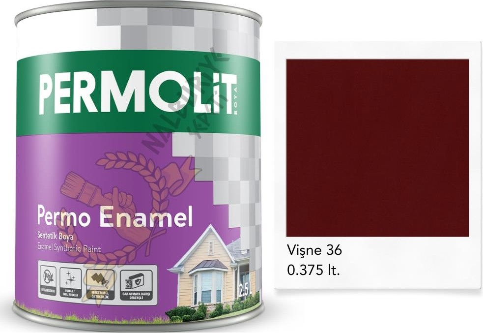 Enamel Sentetik Yağlı Boya Vişne 0.375 Lt.