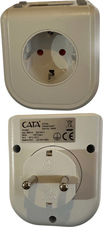 CT-9182 3680W 16 Amper Dijital Zaman Saati (8 Adet)