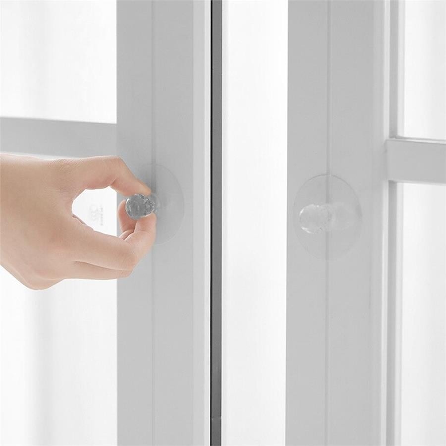 12 Adet Dolap Çekmece Tutacağı Pratik Yapışkanlı Kristal Mobilya Topuzu Komidin Çekmece Kulpu