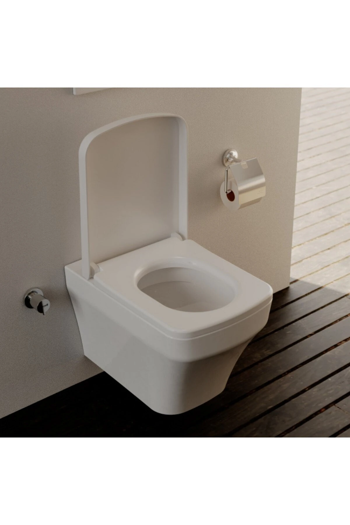 Solo Beyaz Kanalsız Asma Klozet SO321, Solo Essere Duroplast Yavaş Kapak