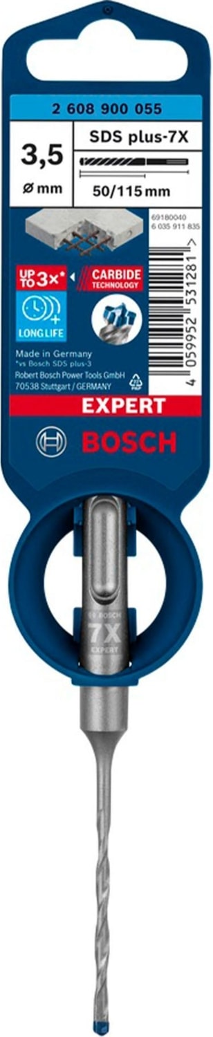 BOSCH Expert 3.5X115 mm Yeni Sds Plus-7x Matkap Ucu 2608900055