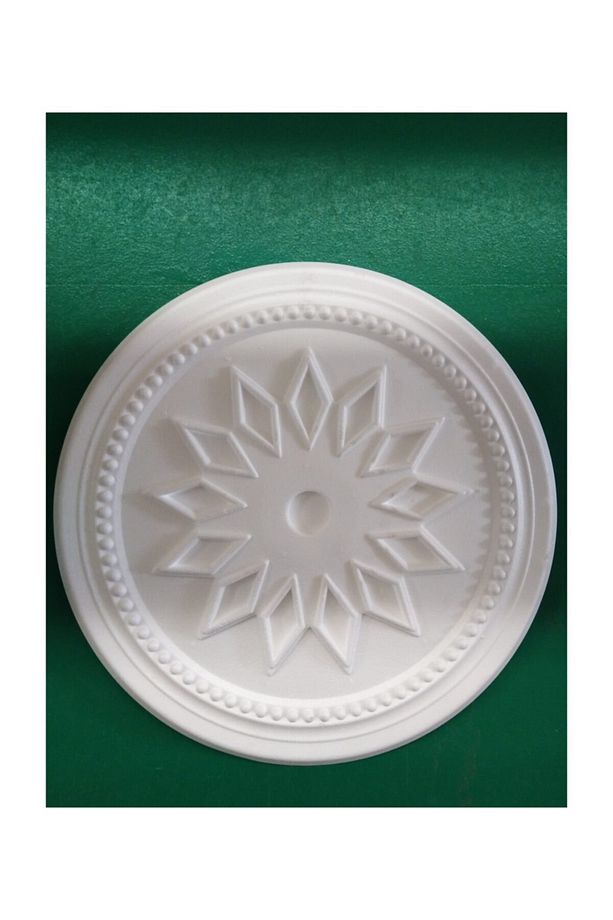 Dekor Göbek Kartonpiyer Stropiyer Tavan Lamba Göbeği - Baklava 39 Cm