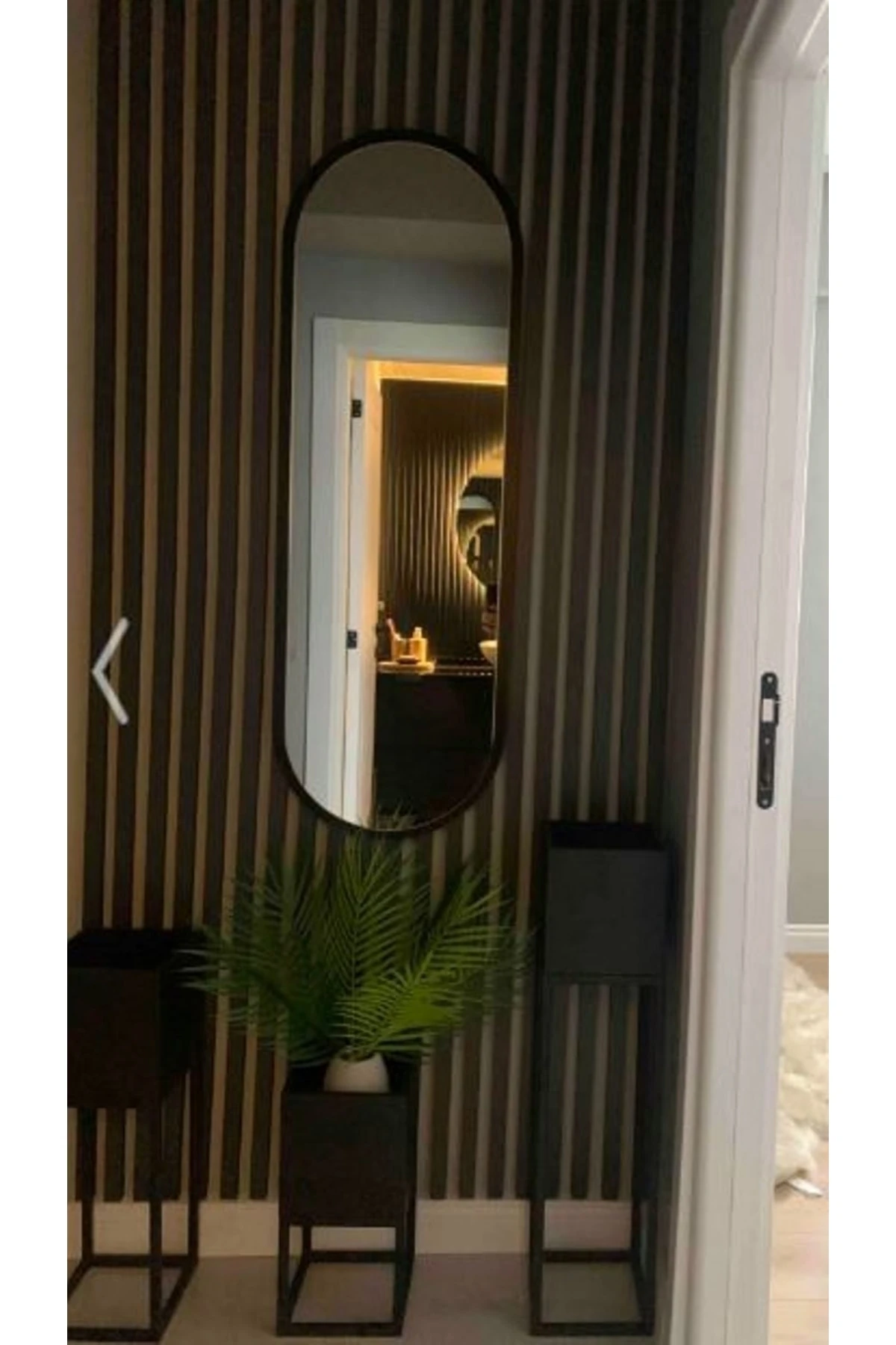 120 Cm 12 Adet Kendinden Yapışkanlı Antrasit Gri Ahşap Çıta