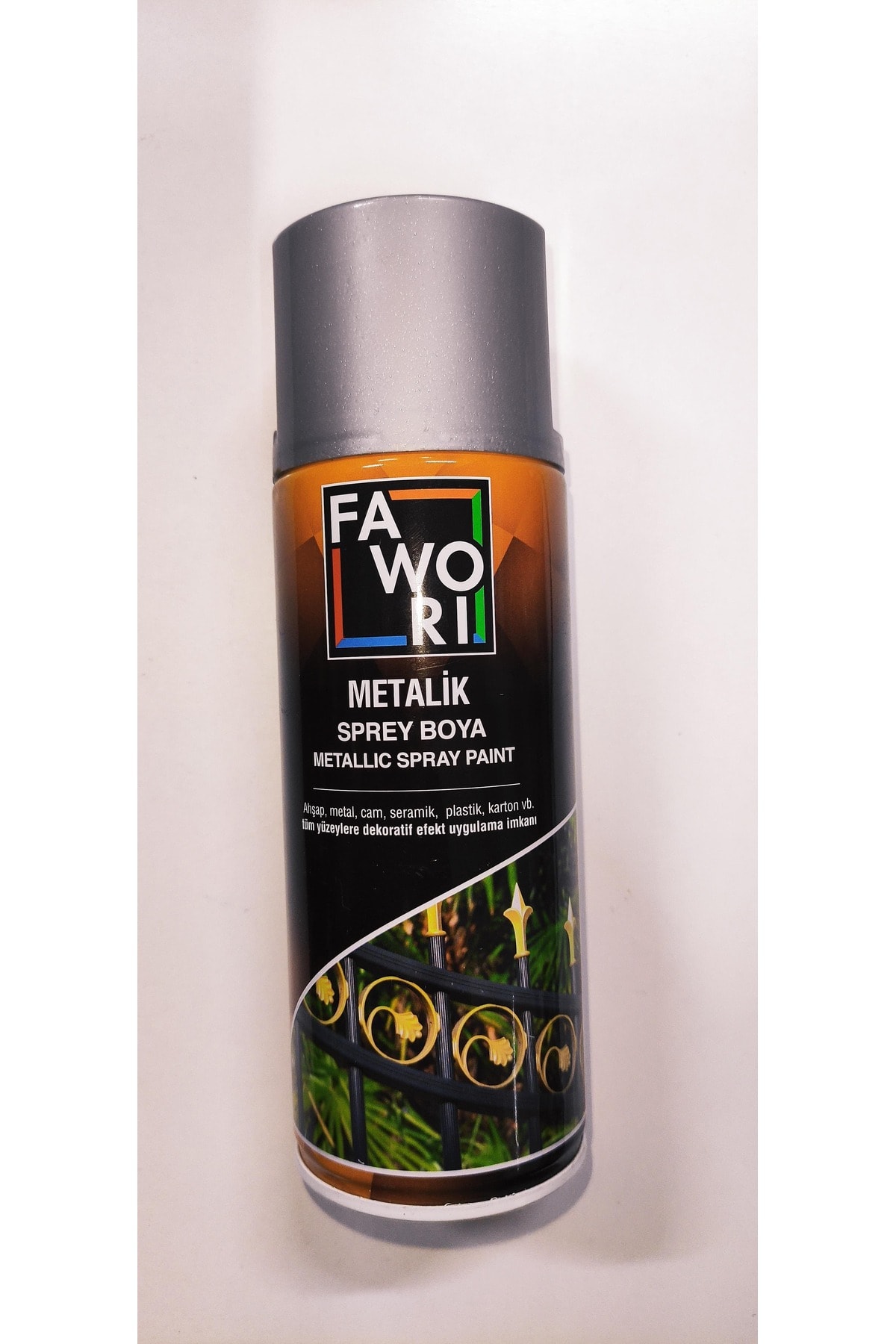 FAWORİ AKRİLİK SPREY BOYA METALİK GRİ 400ml