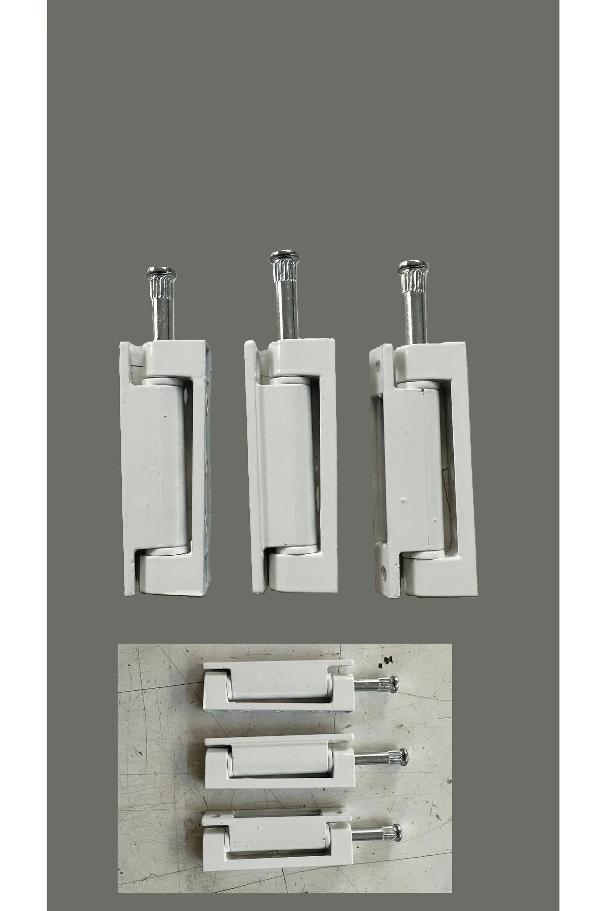 75mm PVC PENCERE MENTEŞESİ BEYAZ (3 ADET)