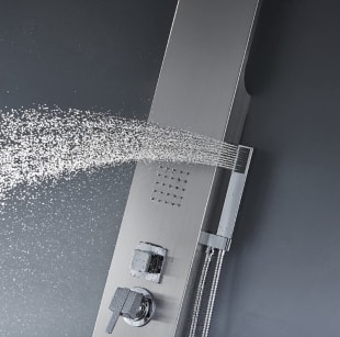 Banyo Aras Krom Duş Paneli, Robot duş, duş kolonu,krom masajlı duş, duş fiskiyesi